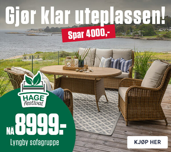 Lyngby sofagruppe -30% Spar 4000,-