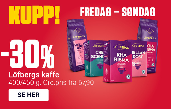 Dagskupp fredag-søndag