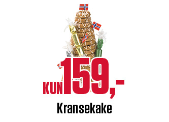 Kransekake 159,-