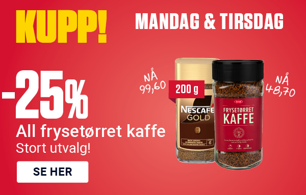 Dagskupp mandag-tirsdag