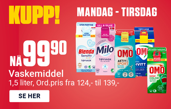 Dagskupp mandag-tirsdag Dagskupp mandag-tirsdag