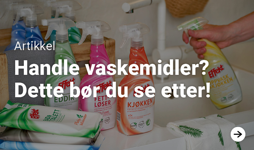 Handle vaskemidler? Dette bør du se etter!