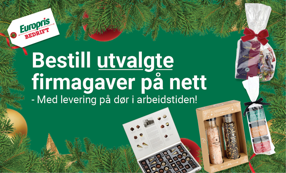 Bestill utvalgte firmagaver på nett